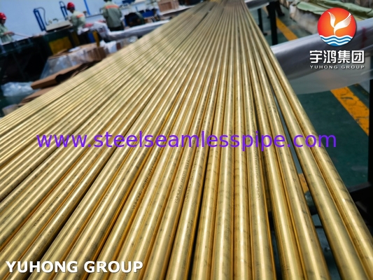 El tubo de aluminio de latón CuZn20Al2 para intercambiadores de calor ASTM B111 UNS C68700
