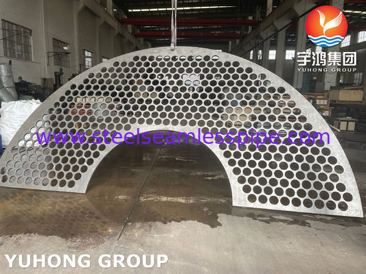 Baffle de acero inoxidable ASTM A182 para recipientes a presión