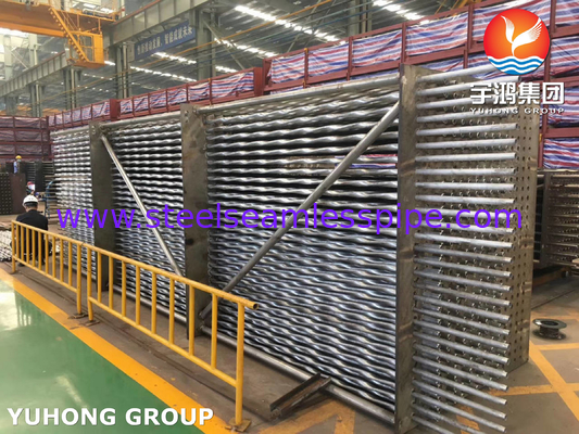 Tubo de intercambiador de calor de acero inoxidable corrugado ASTM A312 TP310S