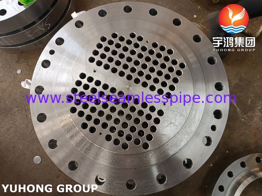 Placa tubular de acero aleado ASME SA336 F11 Clase 2 para intercambiadores de calor F1 F12 F22 F21 F5 F9