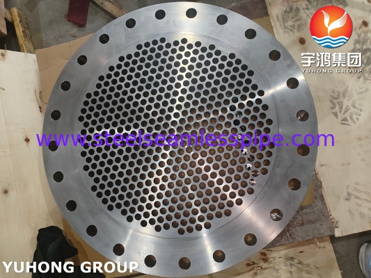 ASTM A182 F316Ti Hoja de tubo de acero inoxidable resistente a la corrosión, resistente a los productos químicos y la erosión del agua de mar