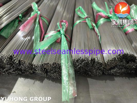 Tubo capilar de acero inoxidable ISO9626 AISI304 1.4301 para aplicación en agujas médicas