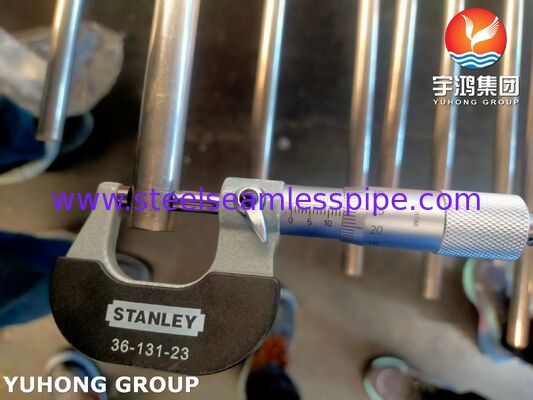 ASME SB163 N02201 SMLS Condensador de níquel de bajo carbono y tubo de intercambiador de calor