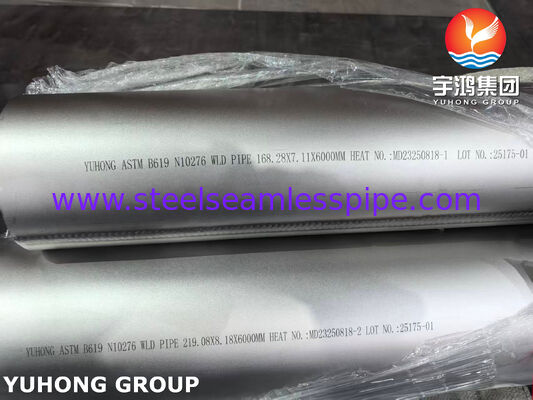 ASTM B619 UNS N10276 Nickel Alloy Pipe Hastelloy C276 Welded Pipe
