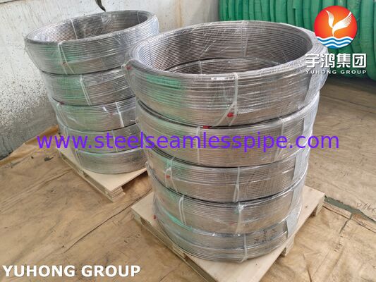 ASTM A269 TP316L Tubo de bobina recocida brillante de acero inoxidable para aplicaciones de fluidos industriales