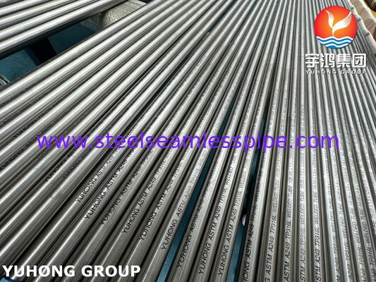 ASTM A249 TP316L Tubo soldado de acero inoxidable brillante recocido, utilizado para refrigeradores de aire