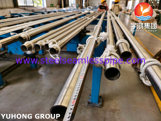ASTM B464 UNS N08020 / 2.4660 / Pipa soldada de aleación de níquel para la industria petroquímica