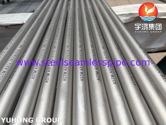 Tubo sin costuras de acero inoxidable ASTM A312 TP316L para equipos de recuperación de calor residual resistentes a la corrosión