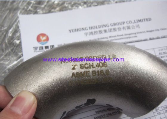 ANSI B16.9, inspección penetrante de las colocaciones de la soldadura de extremo de la cruz del reductor del codo de la camiseta de ASTM B366 Inconel 625