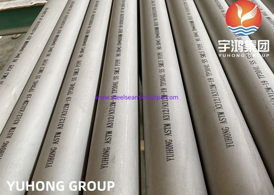 El tubo sin soldadura de acero inoxidable ASTM A312 TP304L TP304H TP321 TP316L recoció y conservó en vinagre