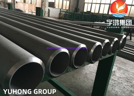 ASTM A312 TP310S, TP304L, tubo sin soldadura de acero inoxidable de TP316L TP347H conservó en vinagre el extremo biselado recocido
