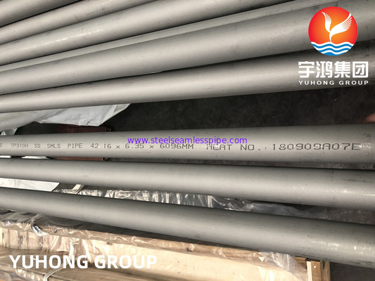Tubo sin soldadura de acero inoxidable redondo ASTM A312, TP310H NDT disponible