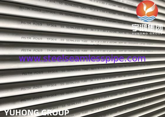 ASTM A269/ASME SA269 TP304 en frío equipan el tubo recocido brillante