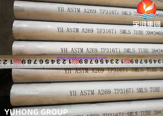 Tubo recocido brillante Rolld del instrumento frío de ASTM A269/de ASME SA269 TP316Ti TP316L TP304L TP304H