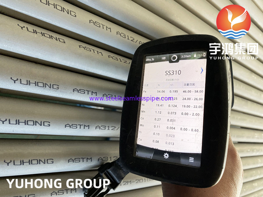 TUBO SIN SOLDADURA DE ACERO INOXIDABLE DE ASTM A312 ASME SA312 TP310S S31008