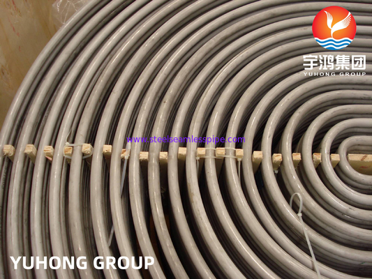 Tubo de acero inoxidable de la curva en U, ASME SA249, A688, ASME SA213 TP304/TP304L/TP304H/TP304N