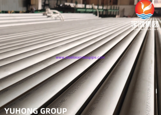 Tubo ASME SA213 TP304/1,4301 HT de acero inoxidables del cambiador de calor del tubo y Y