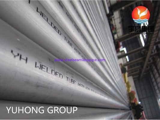 Tubo soldado con autógena de acero inoxidable Heater And Heat Exchanger estupenda de ASTM A249 TP321