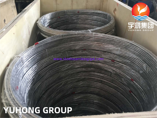Brillante inconsútil de acero inoxidable retirado a frío de la precisión del tubo de la bobina de ASTM A269 TP316L recocido