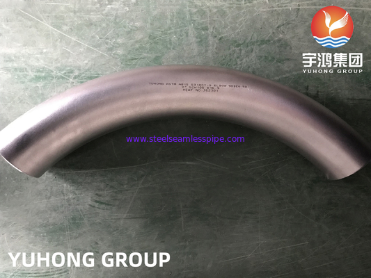 CURVA 5D B16.9, COLOCACIONES DE ACERO INOXIDABLES del CODO de ASTM A815 del DUPLEX