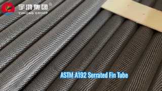 Tubo aleteado de acero al carbono ASME SA192 con tira de aleta de acero al carbono para economizador y recuperación de calor