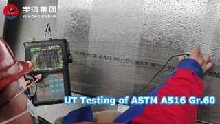Prueba UT de placa ASTM A516 Gr.60